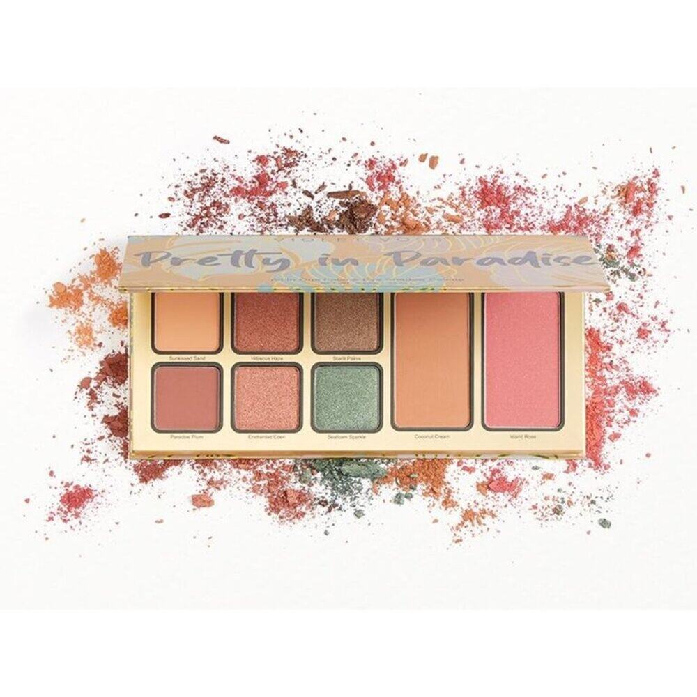 Violet Voss Pretty in Paradise Face & Eye Palette NIB | Tropical Glow